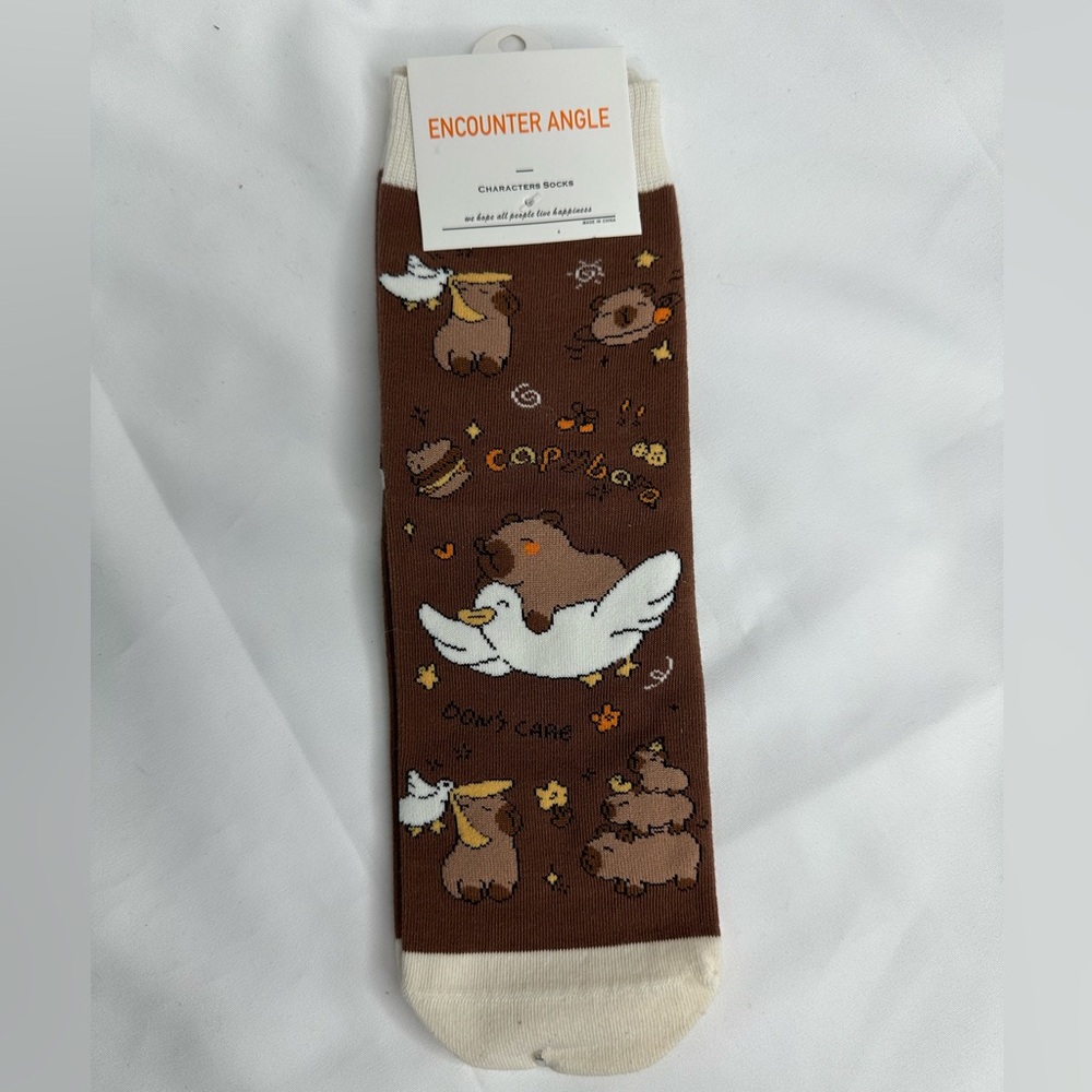 Capybara Comfortable And Versatile Women's Long Socks